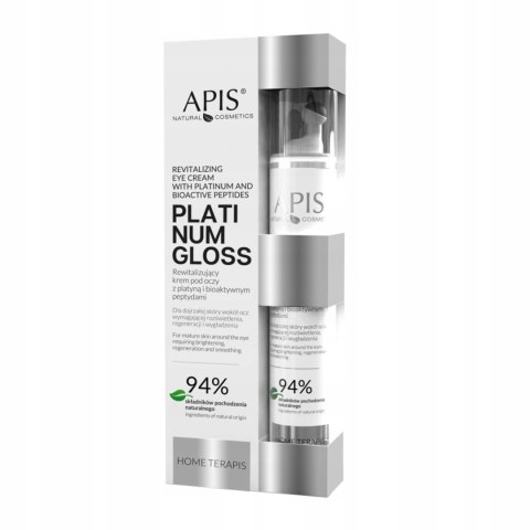 Apis Platinum Gloss krem pod oczy z platyną 10ml