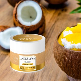 Pharm Foot SPA RITUAL GLAMOUR MOUSSE mus rozświetlający mango i kokos 120ml