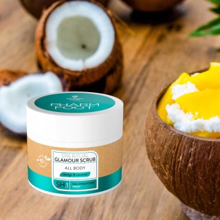 Pharm Foot SPA RITUAL GLAMOUR SCRUB peeling do ciała mango i kokos 120ml