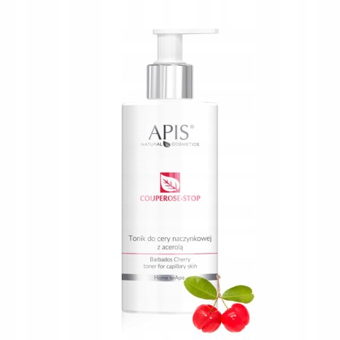 APIS Couperose-Stop Toner tonik do cery naczynkowej z acerolą 500ml