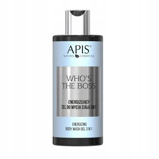 APIS WHo's the boss żel do mycia 300ml, krem do dłoni i ciała 300ml Zestaw