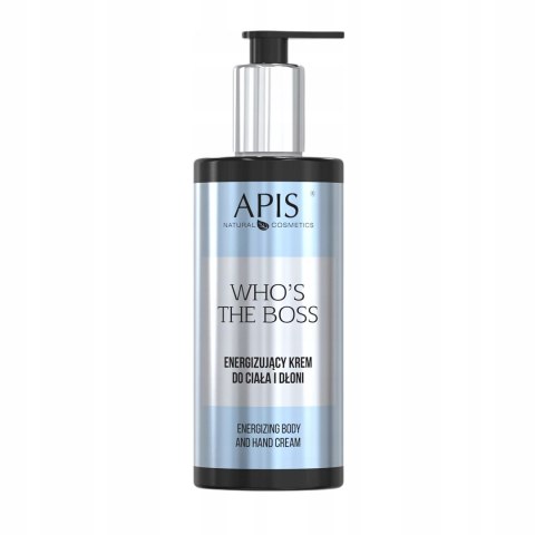 APIS WHo's the boss żel do mycia 300ml, krem do dłoni i ciała 300ml Zestaw