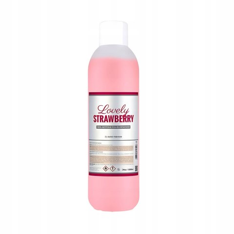 Euro Fashion Zmywacz do paznokci Lovely Strawberry 1000ml